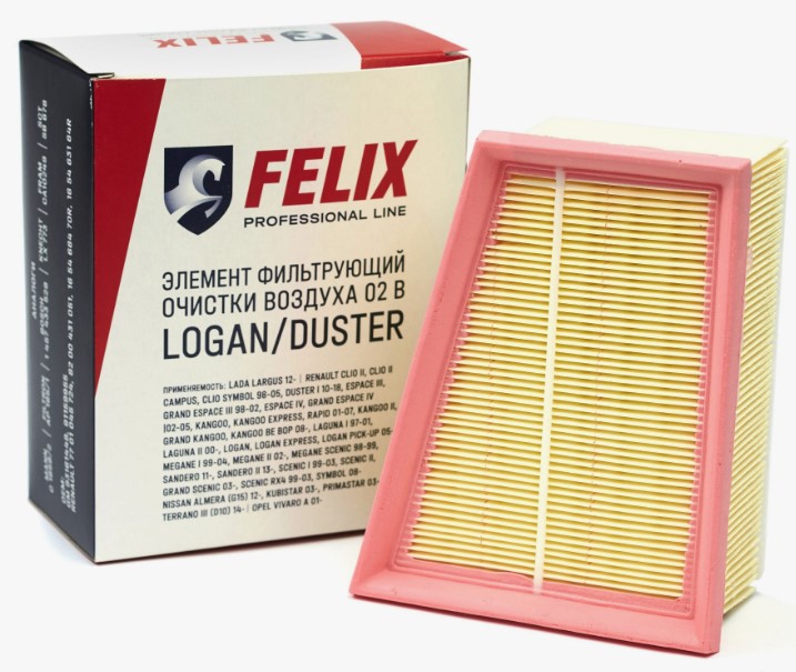 Фильтр  FELIX 02 В возд LOGAN/DUSTER