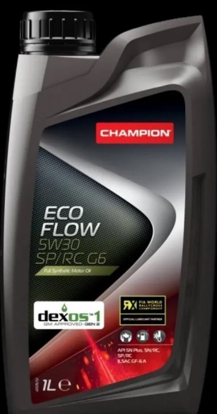 Масло мот. CHAMPION ECO FLOW  5W30 SP/RC G6, API:SN Plus API:SP/RC (1л) синт.GF-6A, dexos1Gen2