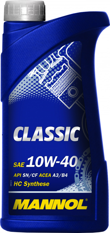 Масло Mannol Classic 10w40 п/с 1л  (API SN/CF; ACEA A3/B4)