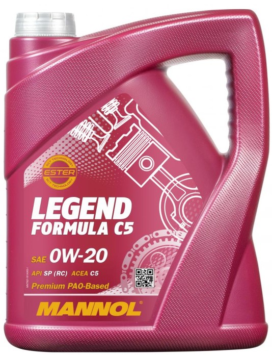 Масло Mannol Energy Formula C5 0w20 син. (7921) 5л ( уп.4 шт)