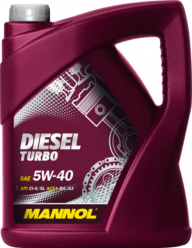 Масло Mannol Diesel Turbo 5w40 син.5л (API CI-4/SL; ACEA B4/A3)