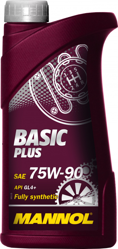 Масло для трансмис. 75w90 синт. Basic Plus 1л