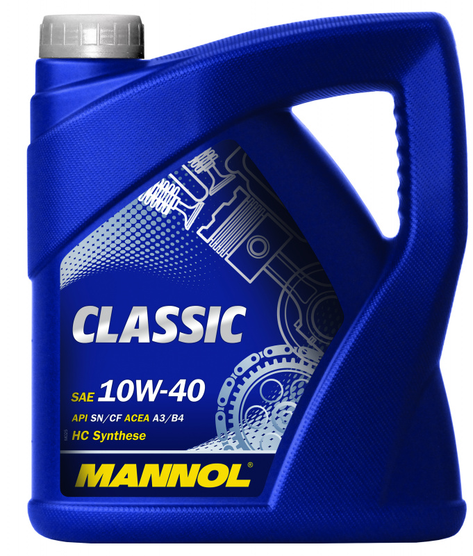 Масло Mannol  Classic 10w40 п/с 4л  (API SN/CF; ACEA A3/B4) ( уп.4 шт)