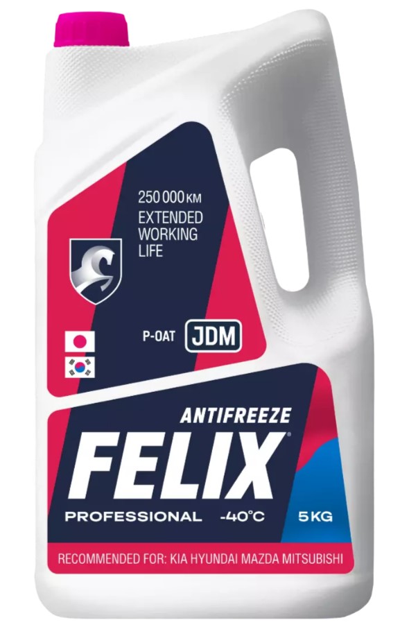 Охлаждающая Жидкость FELIX JDM PINK  п/э кан.5 кг