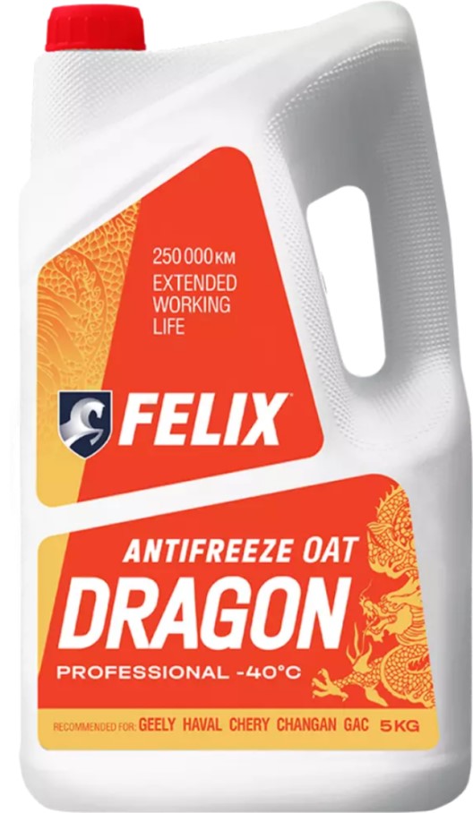 Охлаждающая Жидкость FELIX Dragon  в п/э кан.5 кг