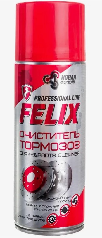 Очиститель тормозов Felix, аэрозоль, 520 мл