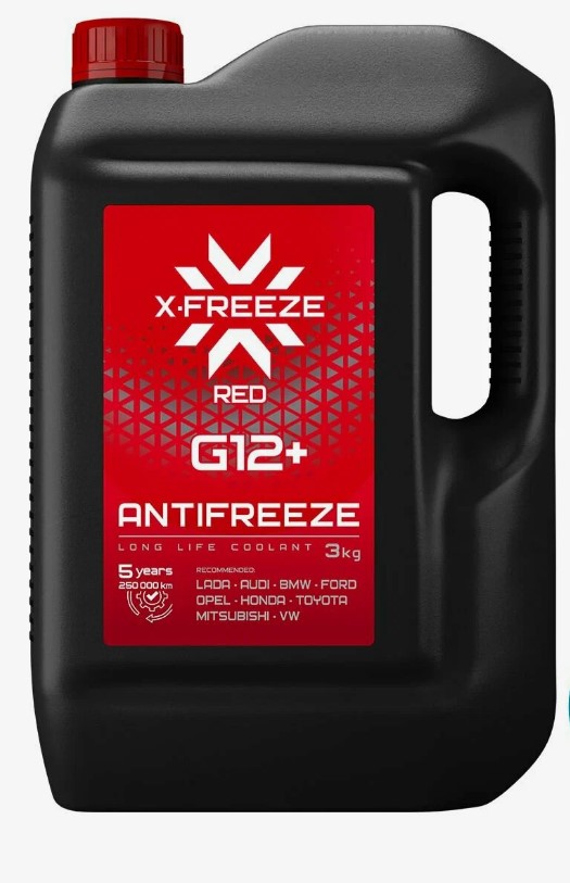 Охлаждающая Жидкость X-Freeze G12+, в п/э кан. 3кг