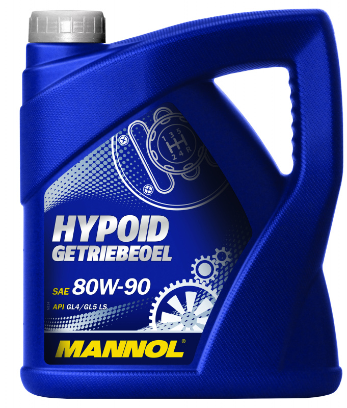 Масло для трансмис. Mannol 80w90 мин. Hypoid Getriebeoel 4л (API GL-4/GL-5 LS) (MN8106-4) ( уп.4 шт)