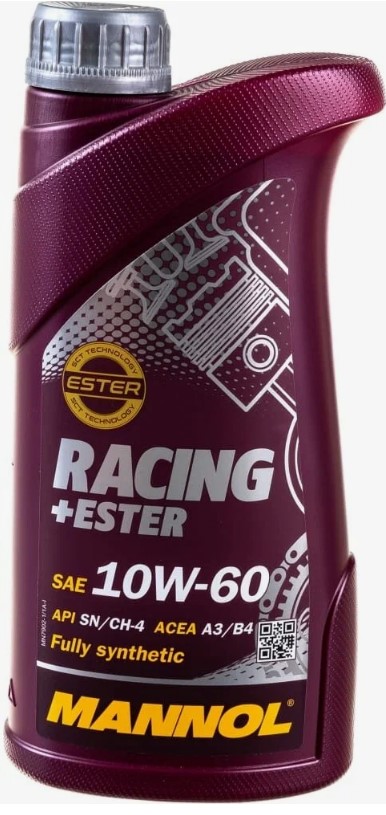 Масло Mannol Racing+Ester 10w60 син. 1л ( уп.20 шт)