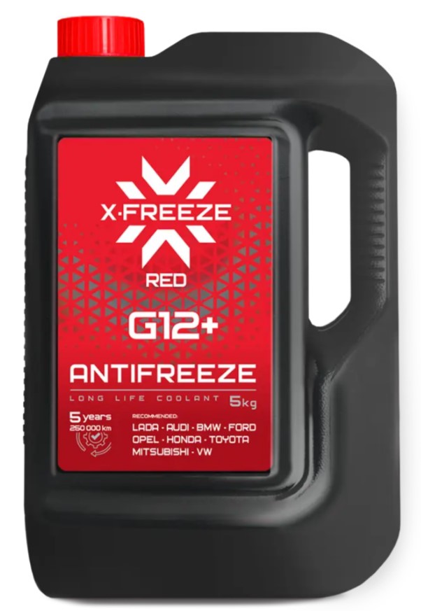 Охлаждающая Жидкость X-Freeze G12+, в п/э кан. 5кг