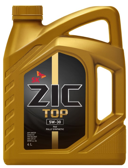 Масло моторное синт. ZIC TOP 5W-30 (4л + 1л) Римекс